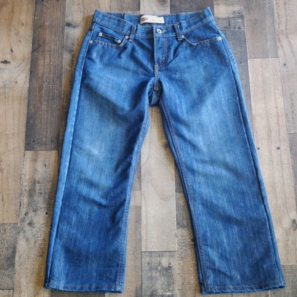 Levi's 514 slim straight jeans size 8 Husky